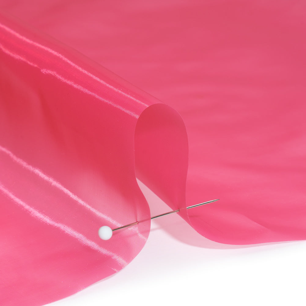 Smooth Organza - Hot Pink - Portia Collection Detail