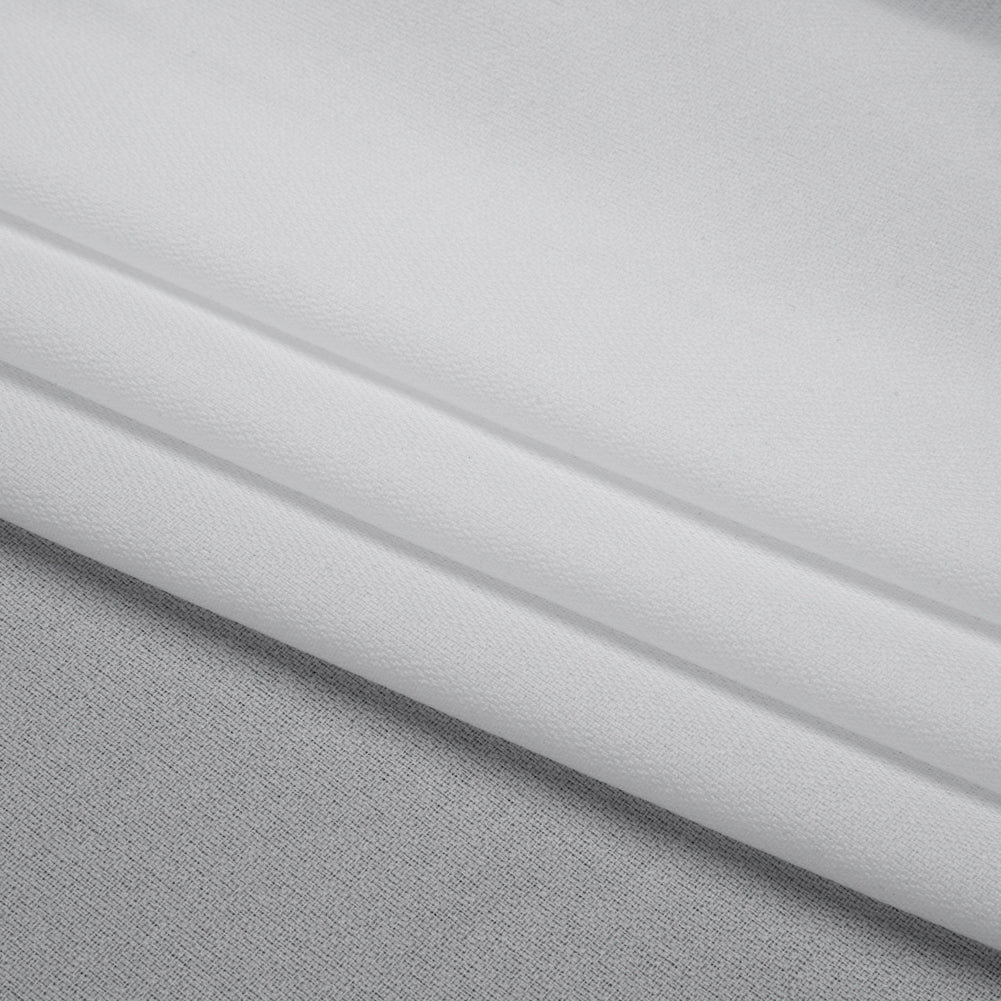 Medium Weight Soft Fusible Interlining by Alice and Olivia - White Folded