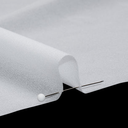 Stretch Woven Fusible Interlining by Helmut Lang - White Detail
