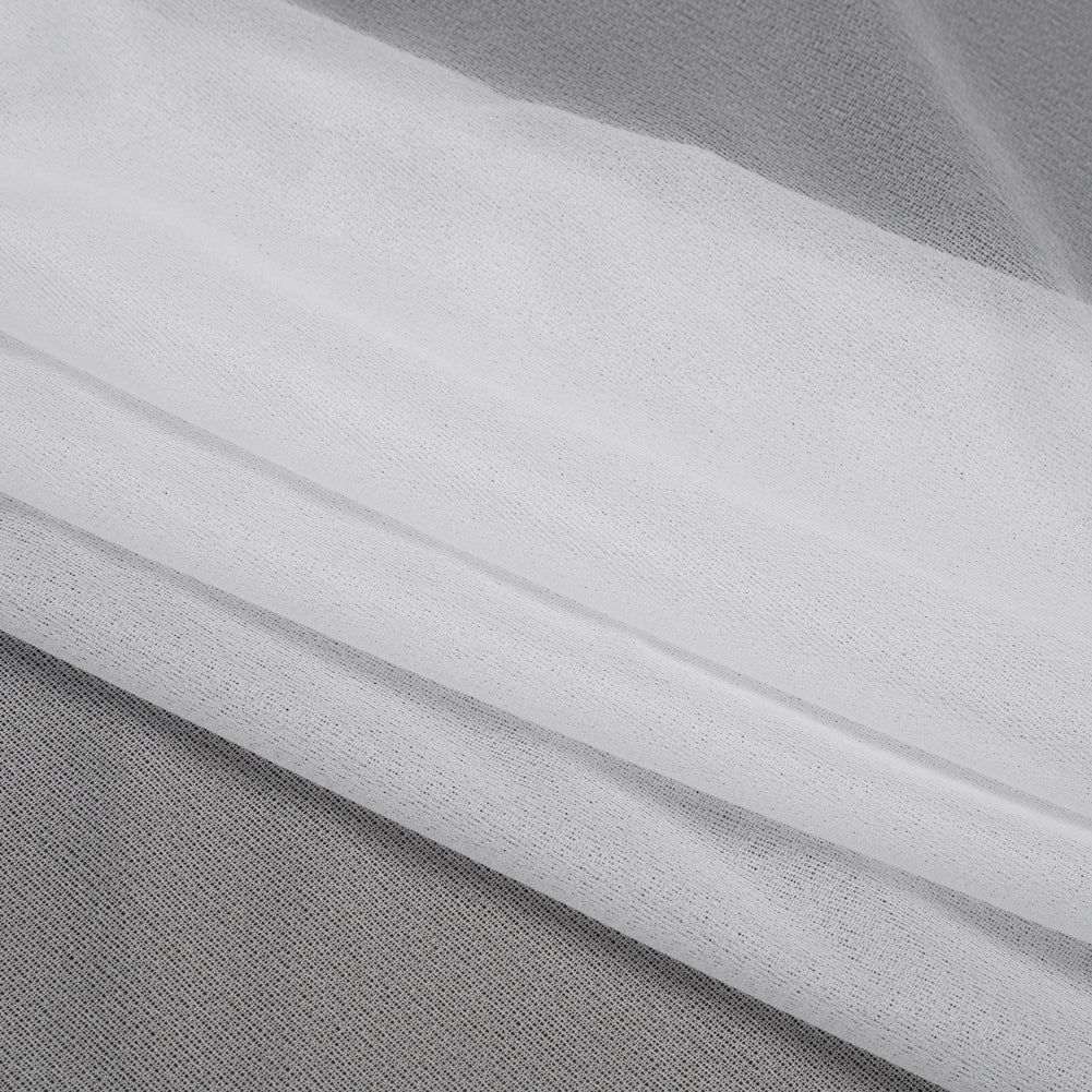 Lightweight Fusible Knit Interlining - Whisper White Folded