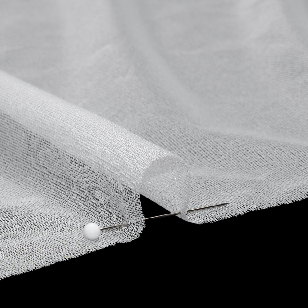 Lightweight Fusible Knit Interlining - Whisper White Detail