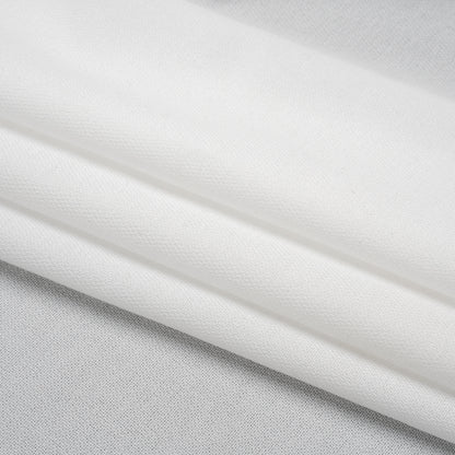Soft Woven Fusible Interlining by Alice and Olivia - White Folded