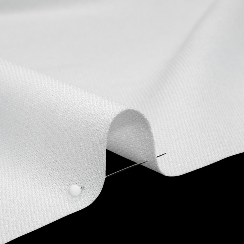 Soft Woven Fusible Interlining by Alice and Olivia - White Detail