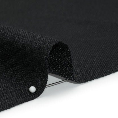 Heavy Soft Woven Fusible Interlining Single Side - Black Detail