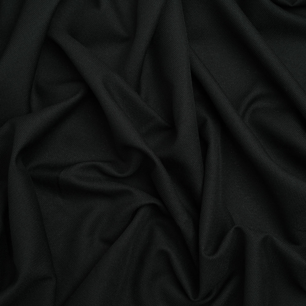 Heavy Soft Woven Fusible Interlining Single Side - Black