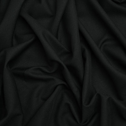 Heavy Soft Woven Fusible Interlining Single Side - Black