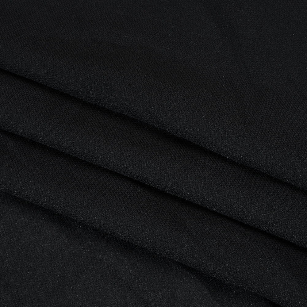 Soft Woven Fusible Interlining Single Side by Alice and Olivia - Black - Made in America Folded