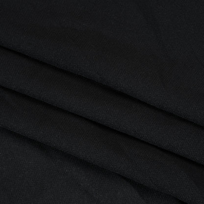 Soft Woven Fusible Interlining Single Side by Alice and Olivia - Black - Made in America Folded