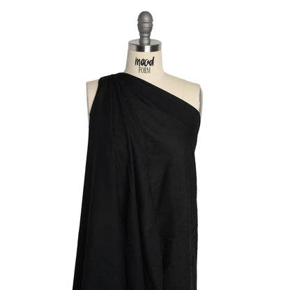 Soft Woven Fusible Interlining Single Side by Alice and Olivia - Black - Made in America Drape
