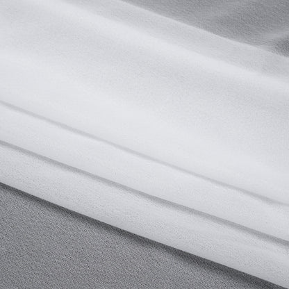 Lightweight Knit Fusible Interlining Single Side - White Folded