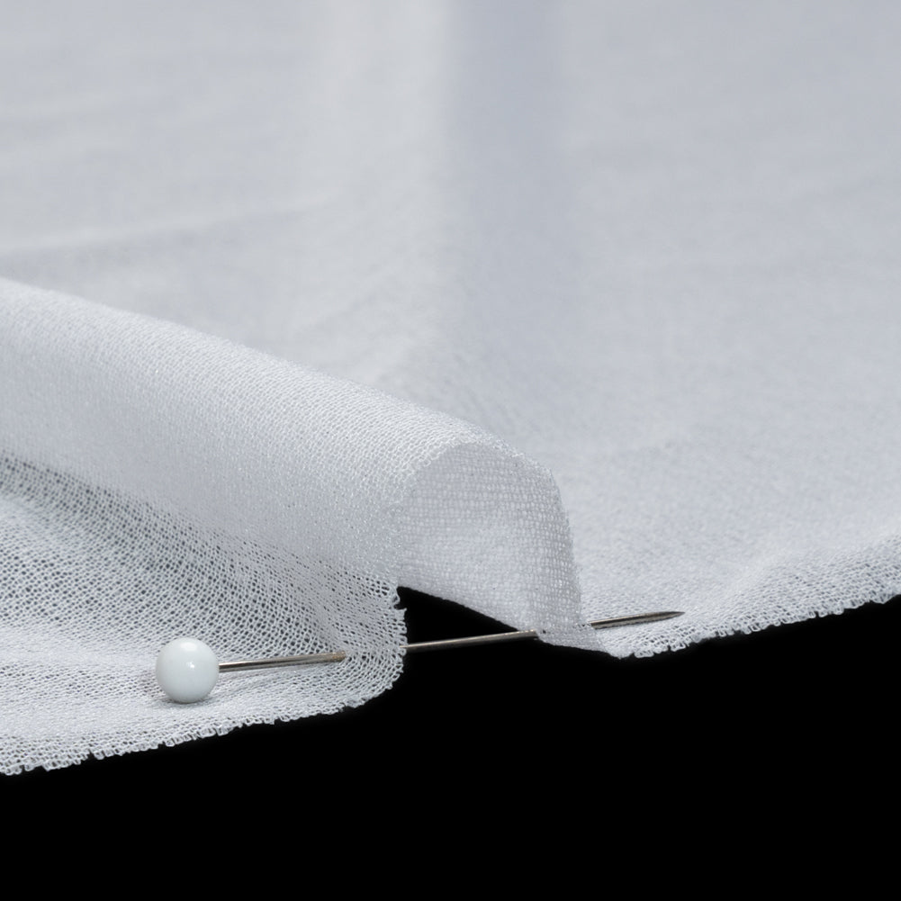 Lightweight Knit Fusible Interlining Single Side - White Detail