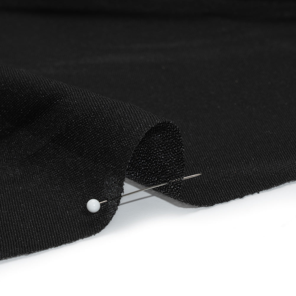 Woven Fusible Interlining Single Side by Alice and Olivia - Black - Made in America Detail
