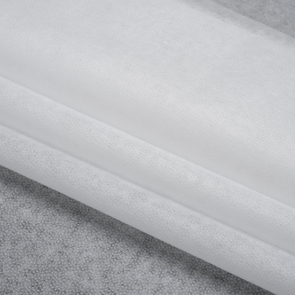 Non-Woven Fusible Interlining, Single Sided by Helmut Lang - White Folded