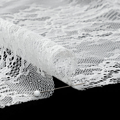 Chantilly Lace - Lustrous White Floral Vines