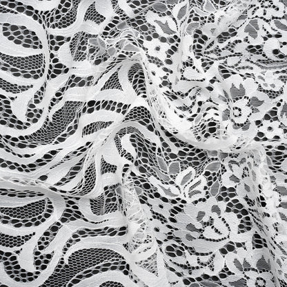 Chantilly Lace - White Floral Lattices