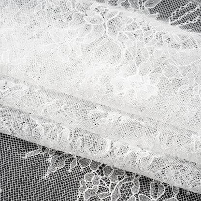Chantilly Lace - White Flowers on a Net