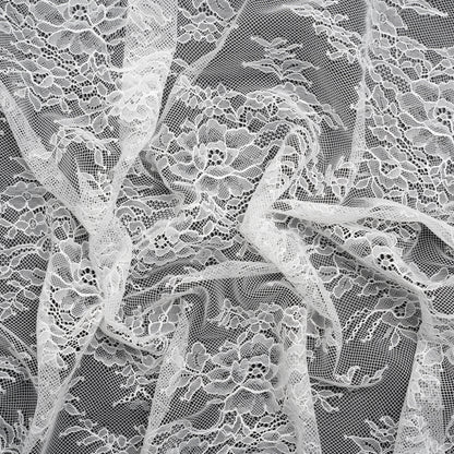 Chantilly Lace - White Flowers on a Net