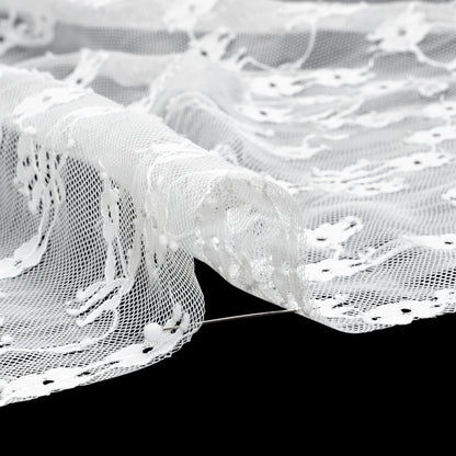 Chantilly Lace - White Ditsy Floral and Elegant Border