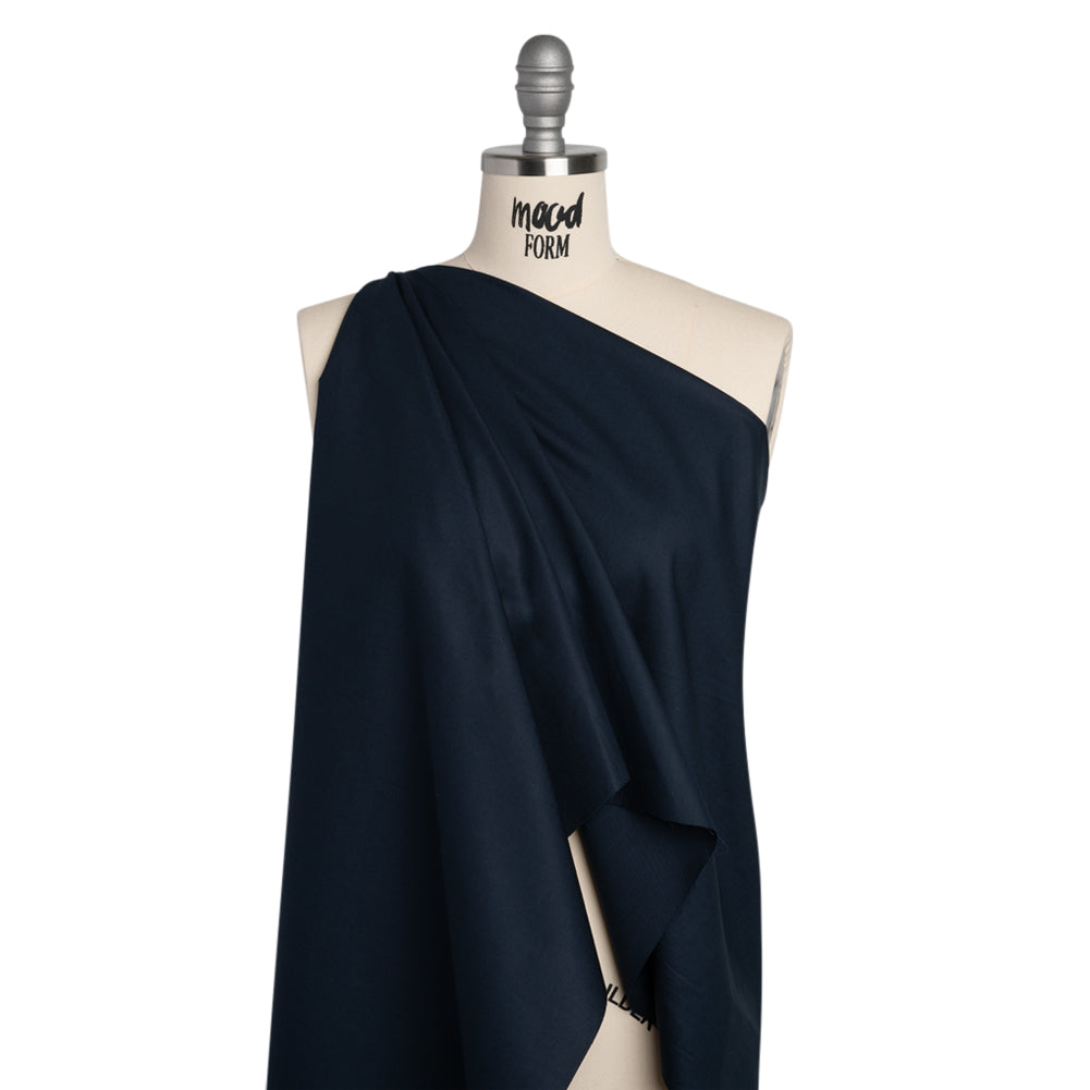 Egyptian Cotton Twill - Navy Drape