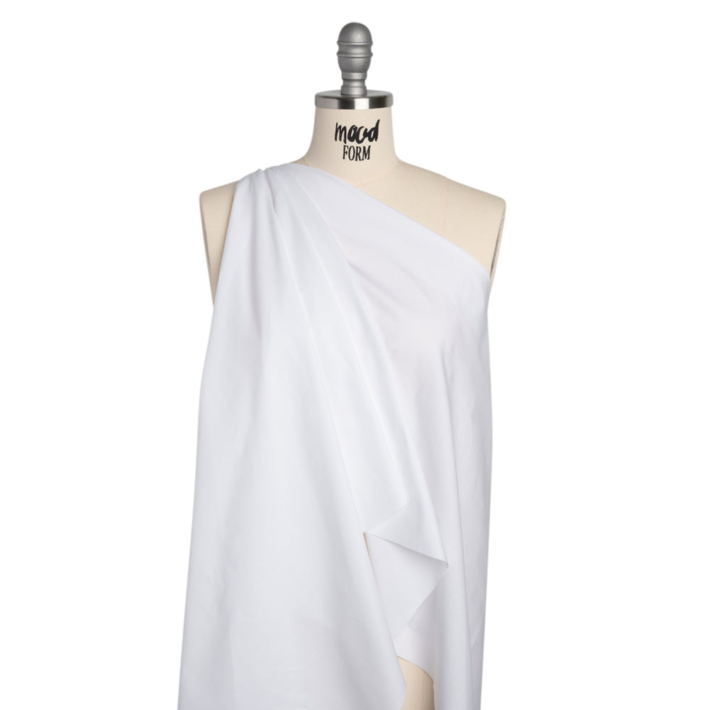 Egyptian Cotton Shirting - White Drape