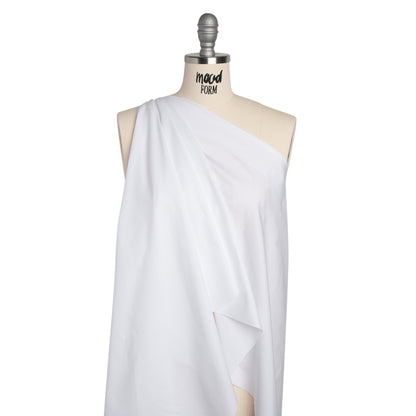 Egyptian Cotton Shirting - White Drape