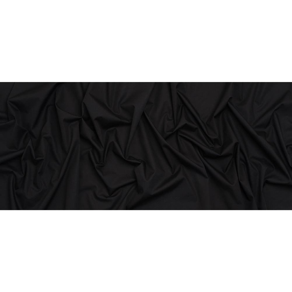 Lightweight Egyptian Cotton Shirting - Black Full
