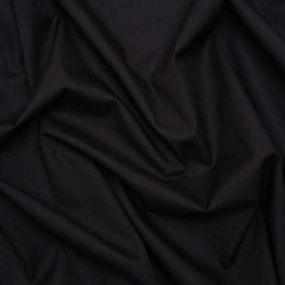 Lightweight Egyptian Cotton Shirting - Black