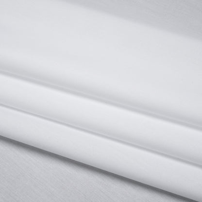 Lightweight Egyptian Cotton Shirting - White Folded