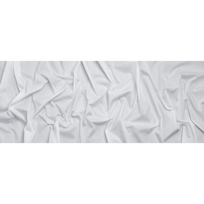 Lightweight Egyptian Cotton Shirting - White Full