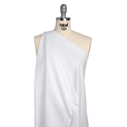 Lightweight Egyptian Cotton Shirting - White Drape