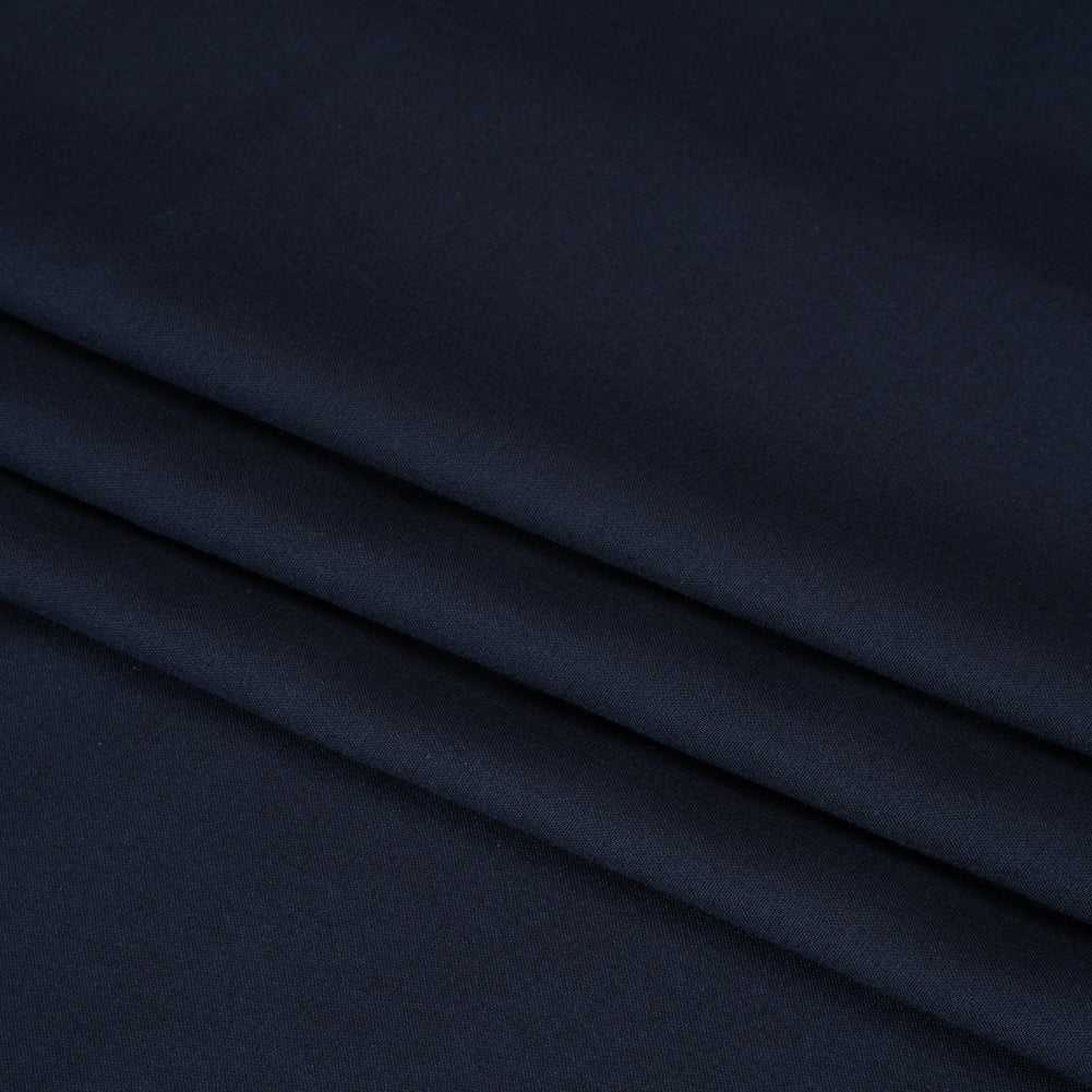 Medium-weight Rayon Batiste - Navy - Loreto Collection Folded