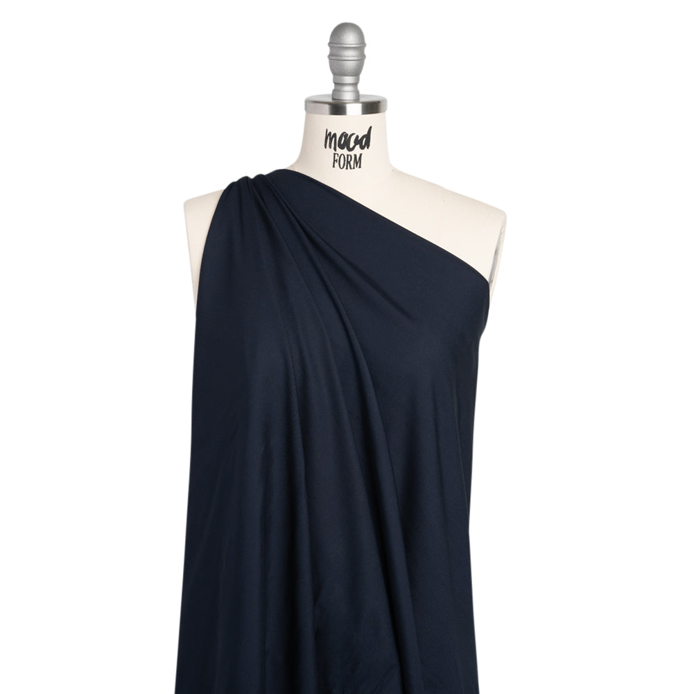 Medium-weight Rayon Batiste - Navy - Loreto Collection Drape