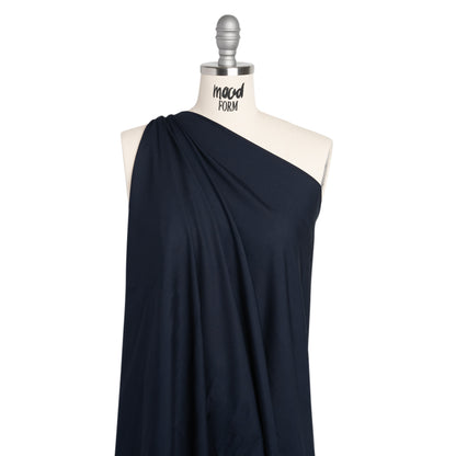 Medium-weight Rayon Batiste - Navy - Loreto Collection Drape