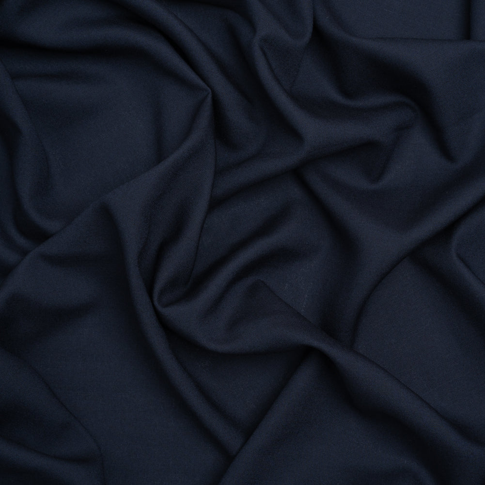 Medium-weight Rayon Batiste - Navy - Loreto Collection