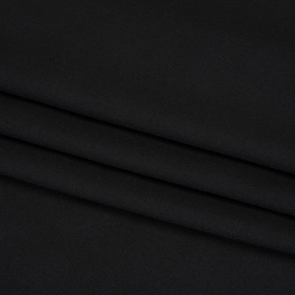 Medium-weight Rayon Batiste - Black - Loreto Collection Folded