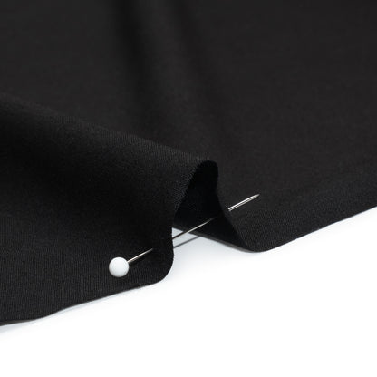 Medium-weight Rayon Batiste - Black - Loreto Collection Detail