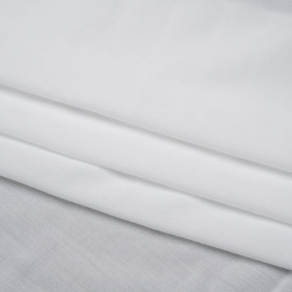 Medium-weight Rayon Batiste - White - Loreto Collection Folded