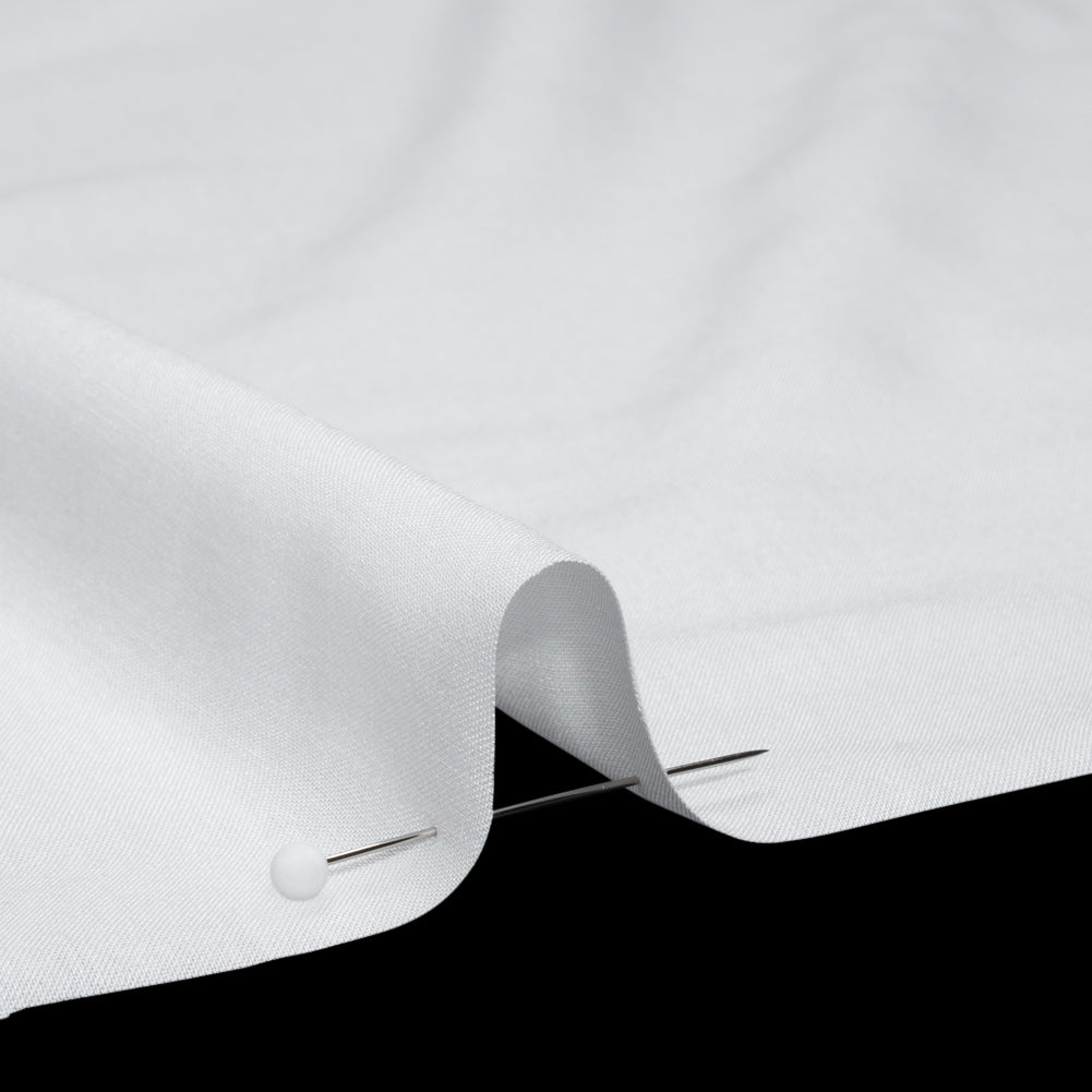Medium-weight Rayon Batiste - White - Loreto Collection Detail