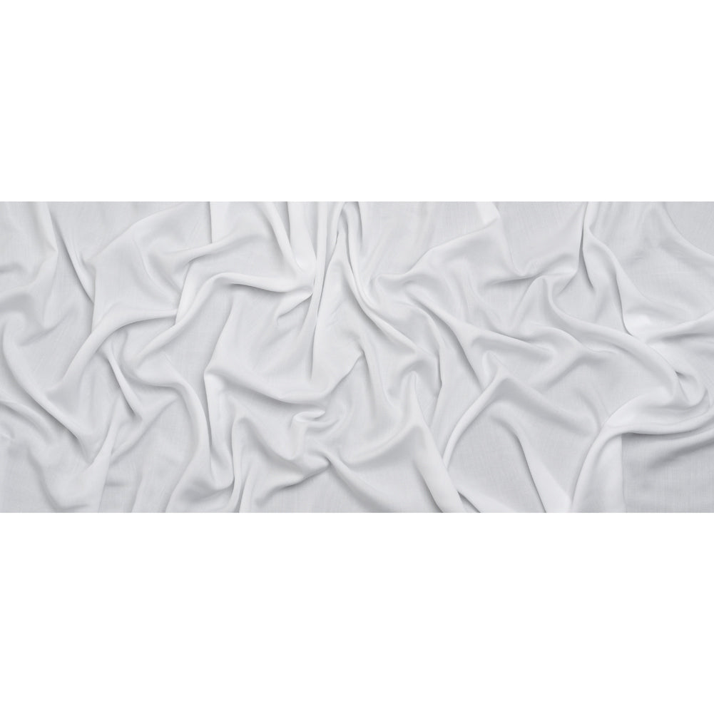 Medium-weight Rayon Batiste - White - Loreto Collection Full