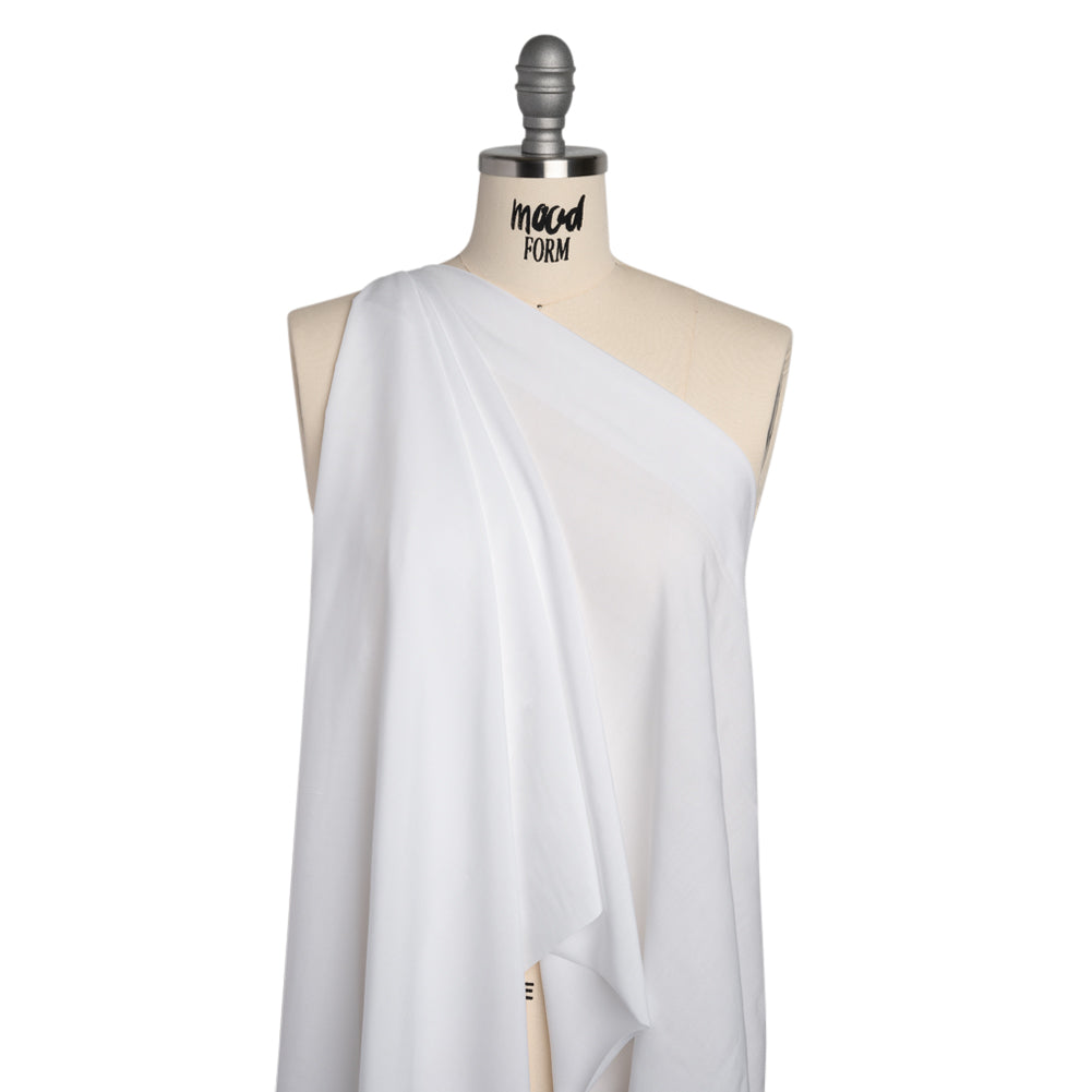 Medium-weight Rayon Batiste - White - Loreto Collection Drape