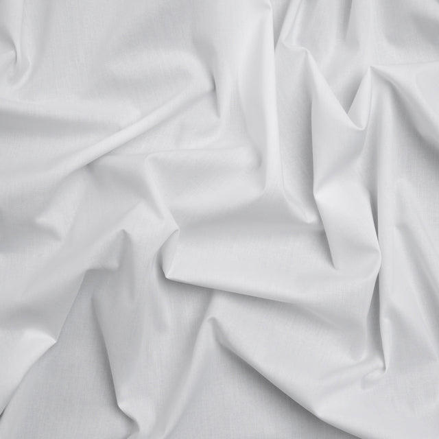 Stretch Cotton Poplin - White - Chancay Collection