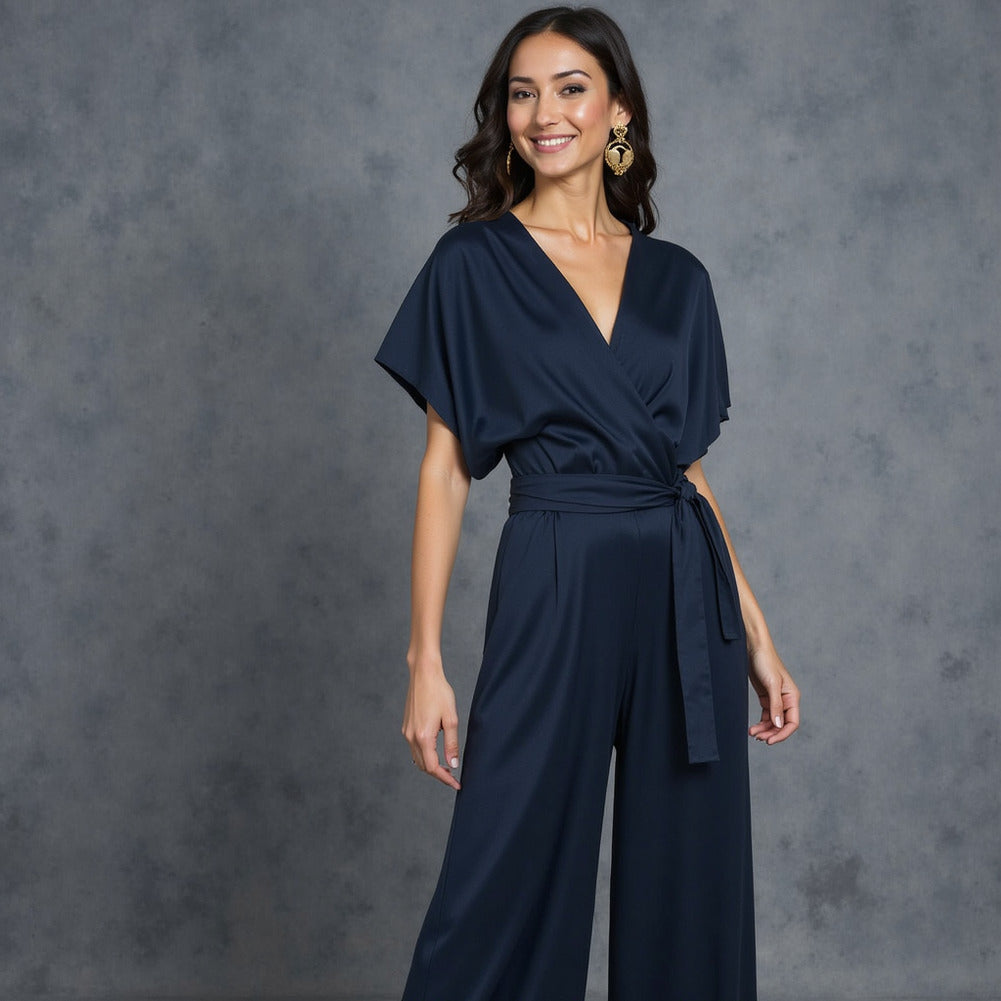 Lightweight Rayon Challis - Navy - Baja Collection - Editorial
