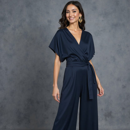 Lightweight Rayon Challis - Navy - Baja Collection