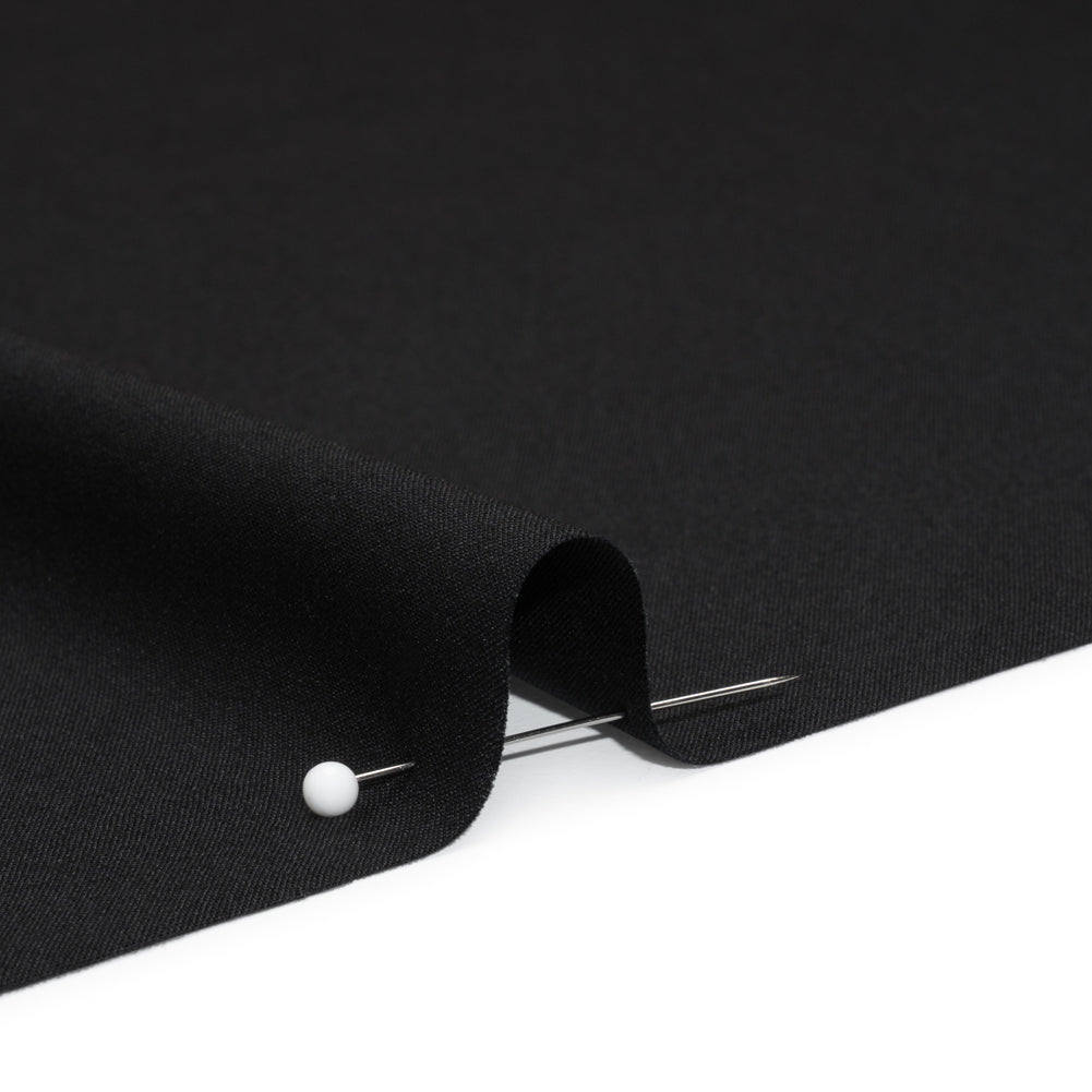 Lightweight Rayon Challis - Black - Baja Collection