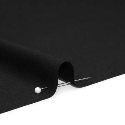 Lightweight Rayon Challis - Black - Baja Collection