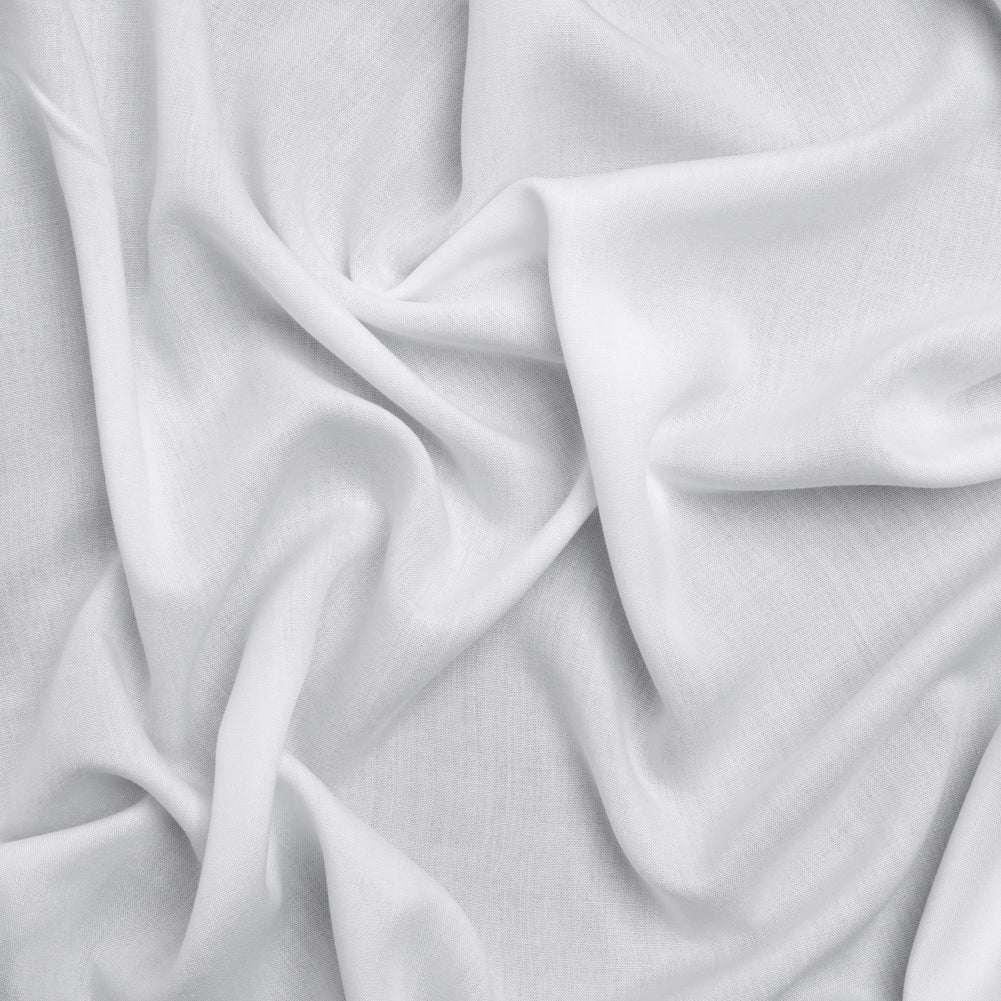 Lightweight Rayon Challis - White - Baja Collection