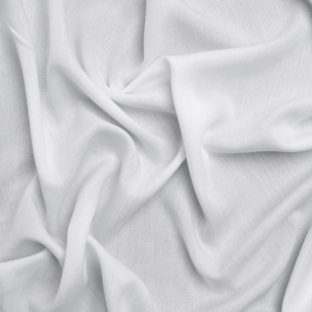 Lightweight Rayon Challis - White - Baja Collection