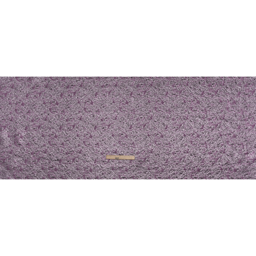 Metallic Luxury Brocade - Purple Abstract