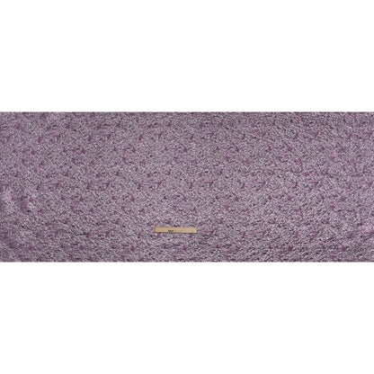 Metallic Luxury Brocade - Purple Abstract