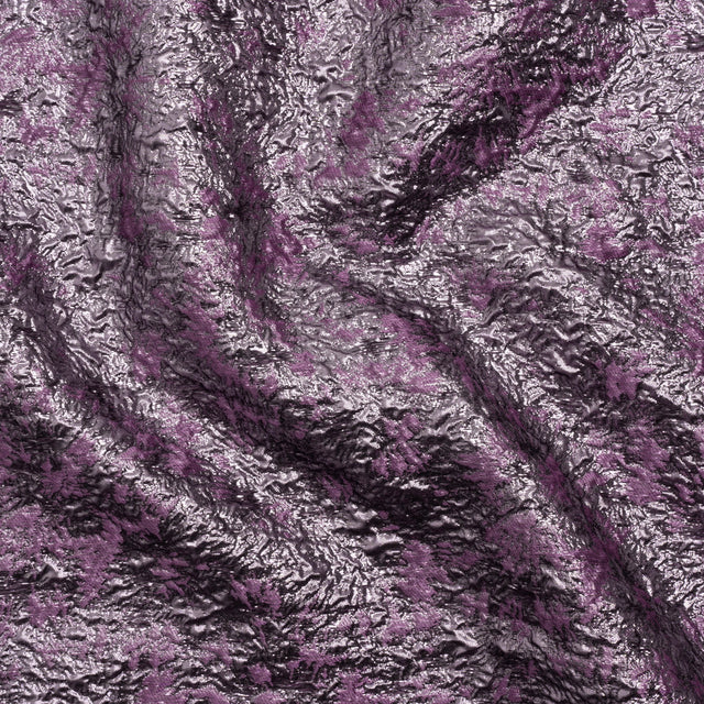 Metallic Luxury Brocade - Purple Abstract